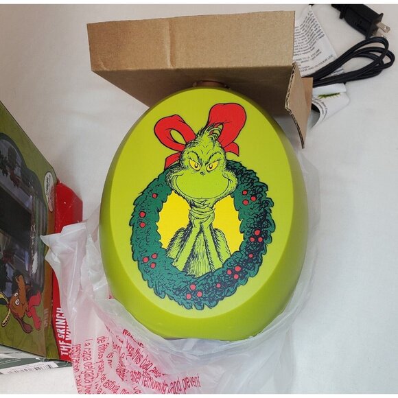 The Grinch LED Whirl-A-Motion Hanging Projection Ornament Holiday Decor Classics - Picture 9 of 16